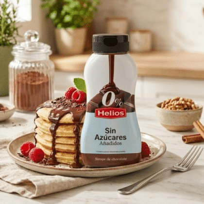 Helios Sirop Chocolat 0 Sucre – Sauce Chocolat Zero