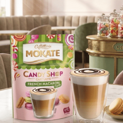 Mokate Candy Shop Cafe Latte French Macaroons 180G