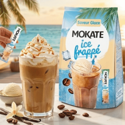 Mokate Iced Frappe Ice Cream Coffee, 12 sachets