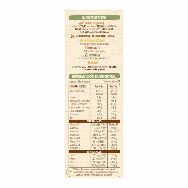 Nestle 8 Cereales avec Cacao des 12 mois – 475 g | Céréales Instantanées pour Bébé — vue 2