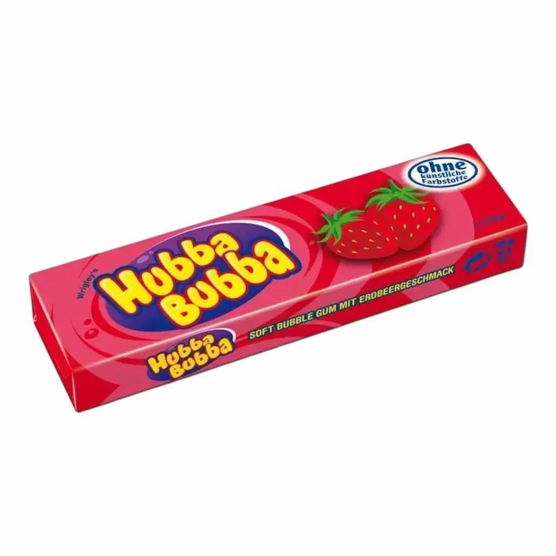 Hubba Bubba – Wrigleys Hubba Bubba Chewing Gum Saveur Fraise – 35 g