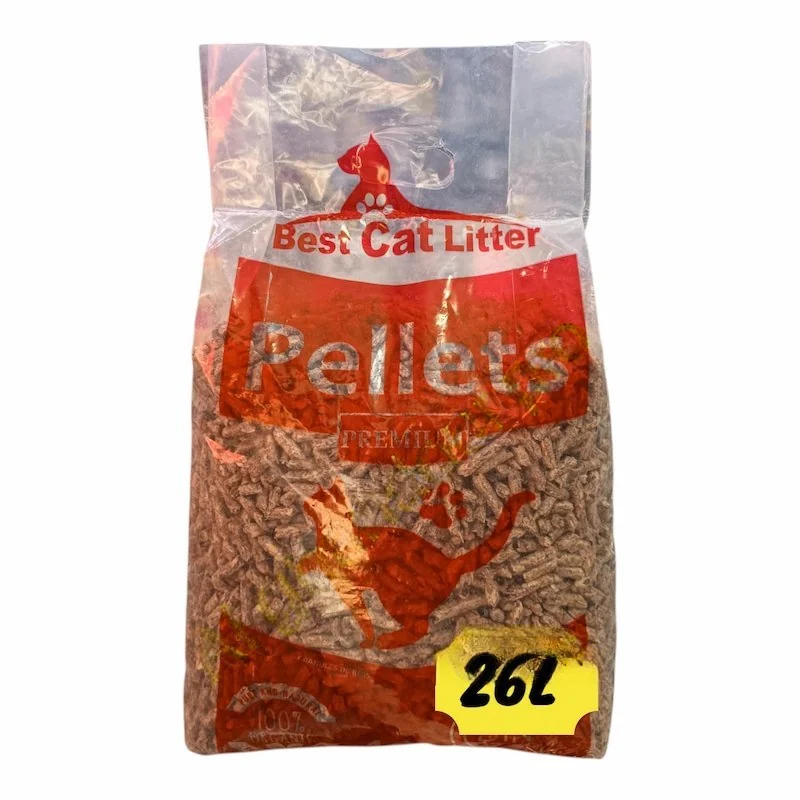 Litiere en granulés de bois – 26L