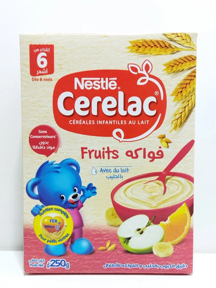 Nestlé – Céréale aux Fruits pour Bébé Cerelac – 250g