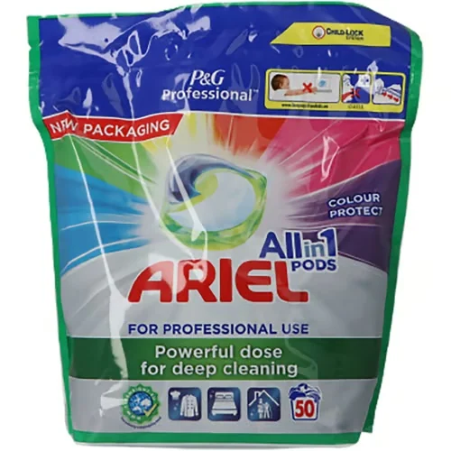Ariel Professional Liquid Pods Colour 50 Washes – Capsules Lessive