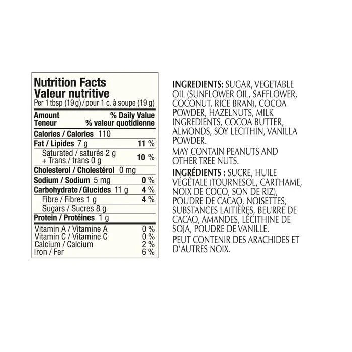 Lindt Tartine Crème de Chocolate et Noisettes 200g — vue 2