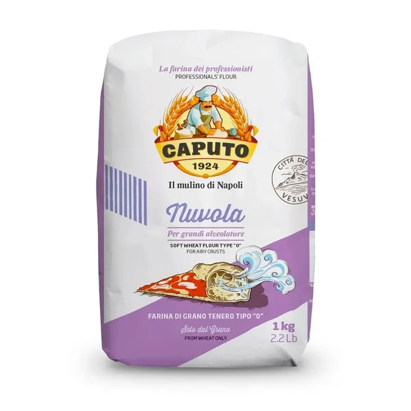Caputo Farine 0 Nuvola 1Kg – Farine Italienne Premium pour Pizza & Pâtisserie