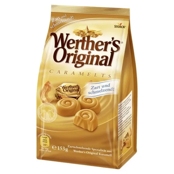 Storck – Werthers Original Caramelts – Bonbons au Caramel Doux 153 g