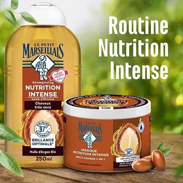 Le Petit Marseillais Masque Nutrition Calendula & Huile d’Argan Bio – 370 ml — vue 2