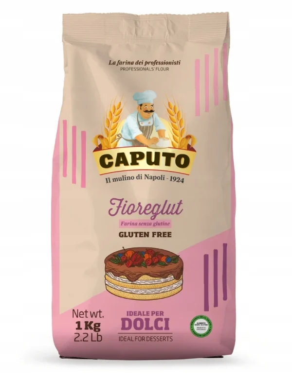 Caputo – Farine Sans Gluten Caputo Fioreglut pour Desserts et Dolci 1kg – Farine Premium Sans Gluten