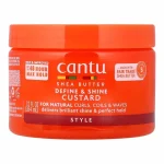 Cantu Shea Butter Define & Shine Custard 354ml – Gel Definition & Brillance