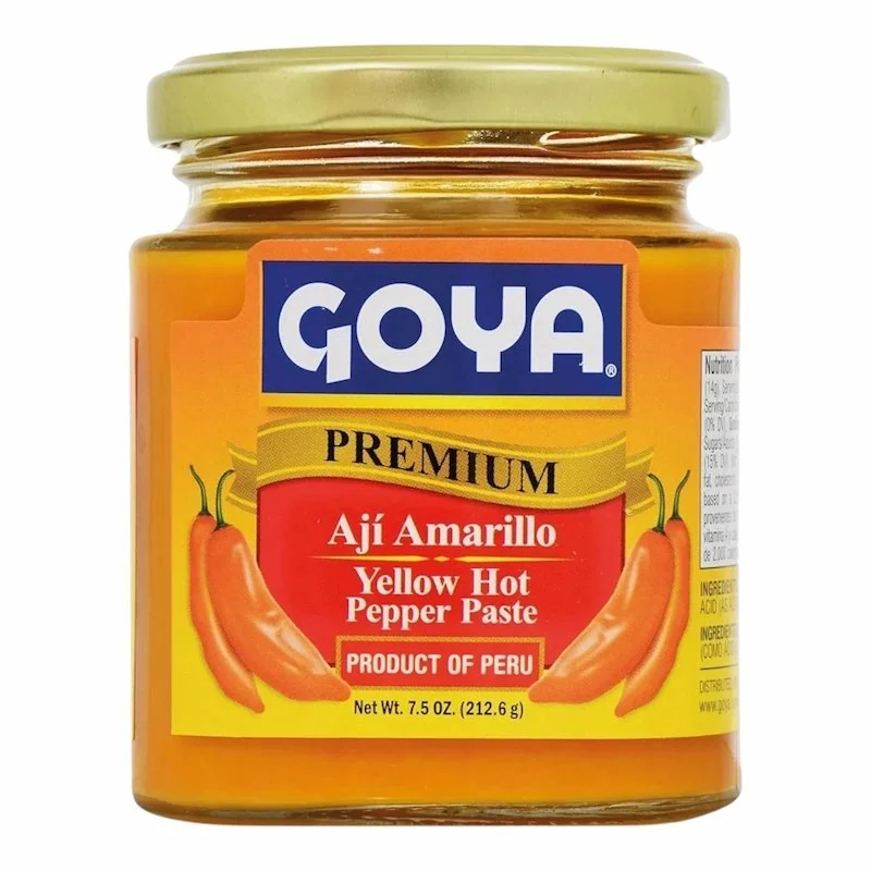 Goya Aji Amarillo Yellow Hot Pepper Paste – Pate de Piment Jaune Péruvien 212 g