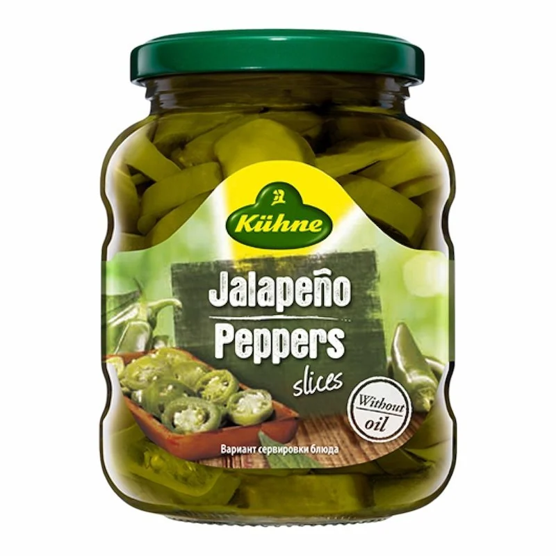 Kuhne Piments Jalapeno 330g