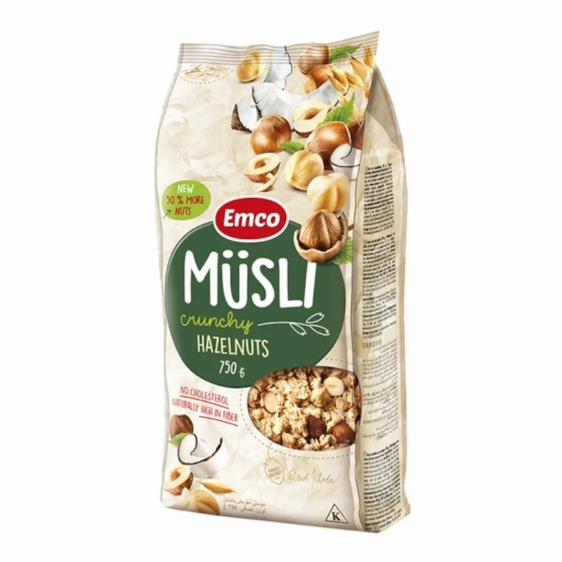 EMCO Musli Croquant aux Noisettes 750g