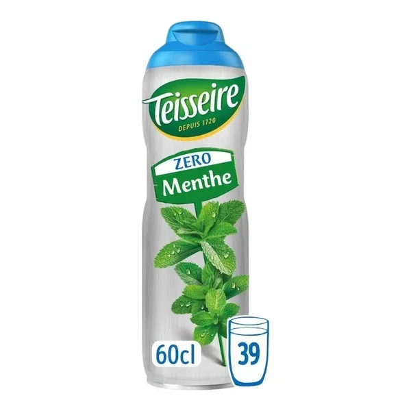 Teisseire Sirop Menthe Sans Sucre 600ml