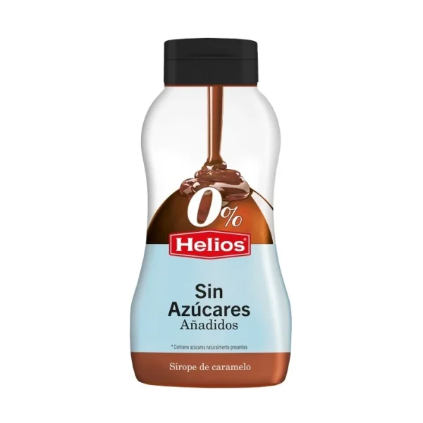 Helios Sirop de Caramel Sans Sucres Ajoutés 270g – Sauce Caramel Light