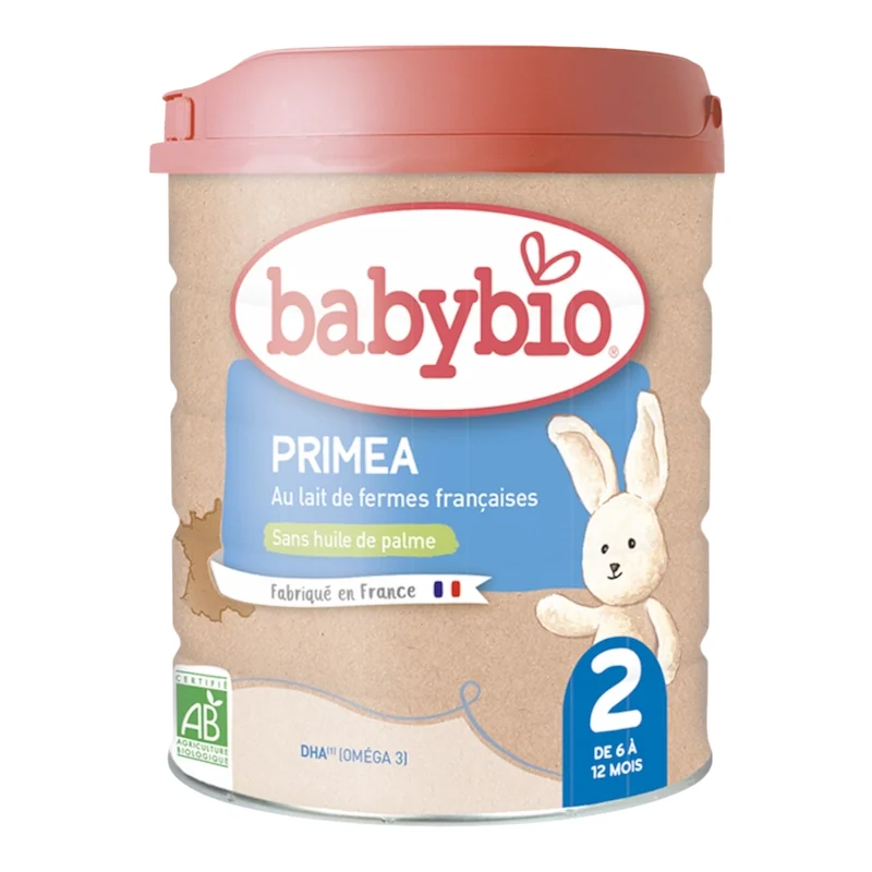 Babybio Primea 2 Lait de Suite Bio 800 g (6-12 Mois) — vue 2