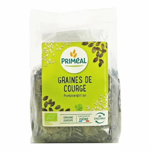 PRIMEAL GRAINES DE COURGE 250 G – Super aliment riche et naturel