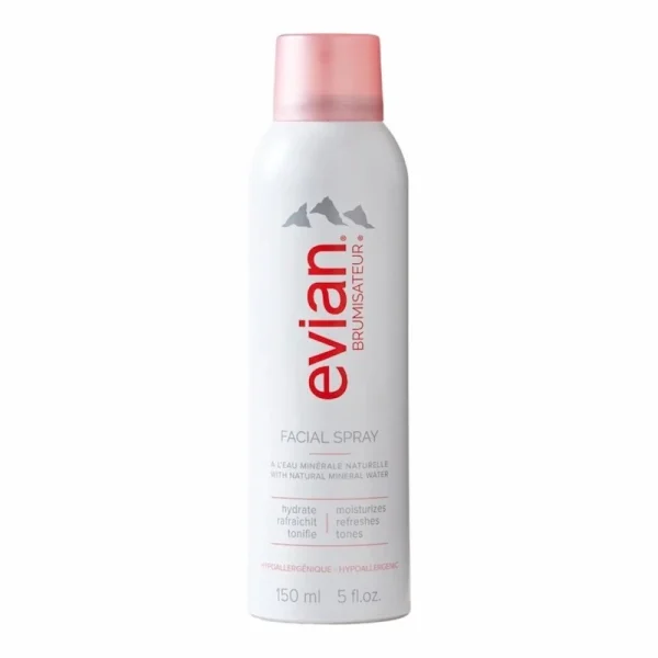 Evian – Brumisateur Evian Spray Facial 150ml – Eau Minerale Naturelle