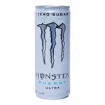 Monster Energy Ultra White Sans Sucre – 250 ml | Boisson Energisante Zero