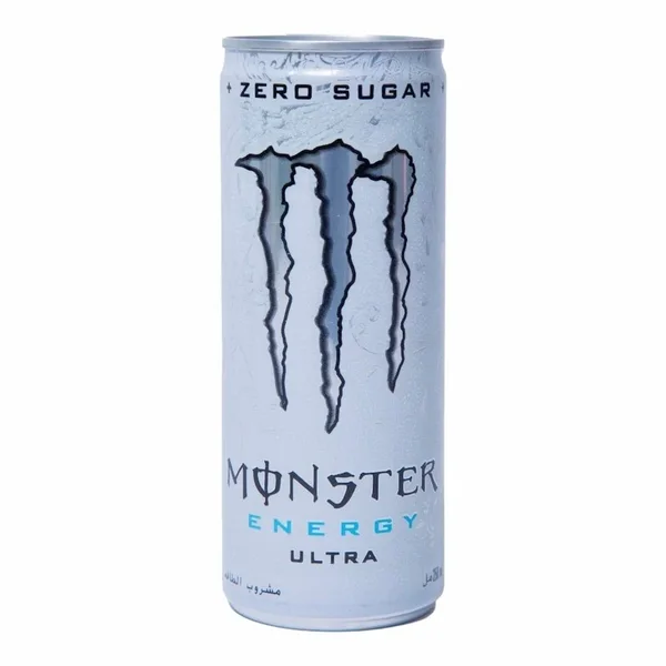 Monster Energy Ultra White Sans Sucre – 250 ml | Boisson Energisante Zero