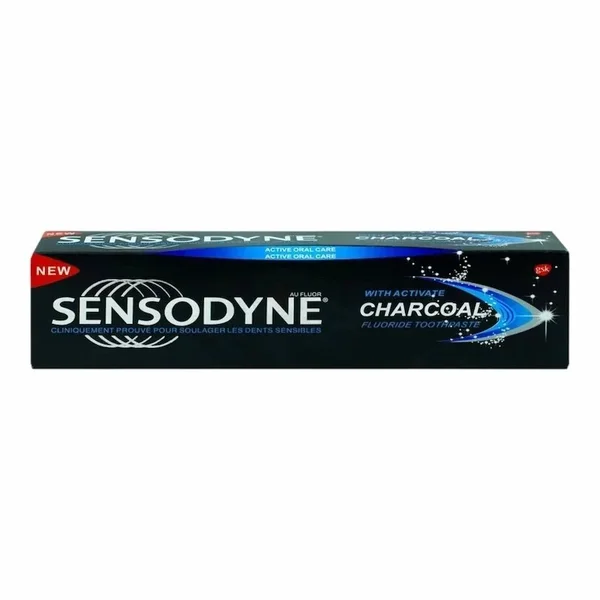 Sensodyne Dentifrice Charbon Actif – Protection Fluorée 100 ml
