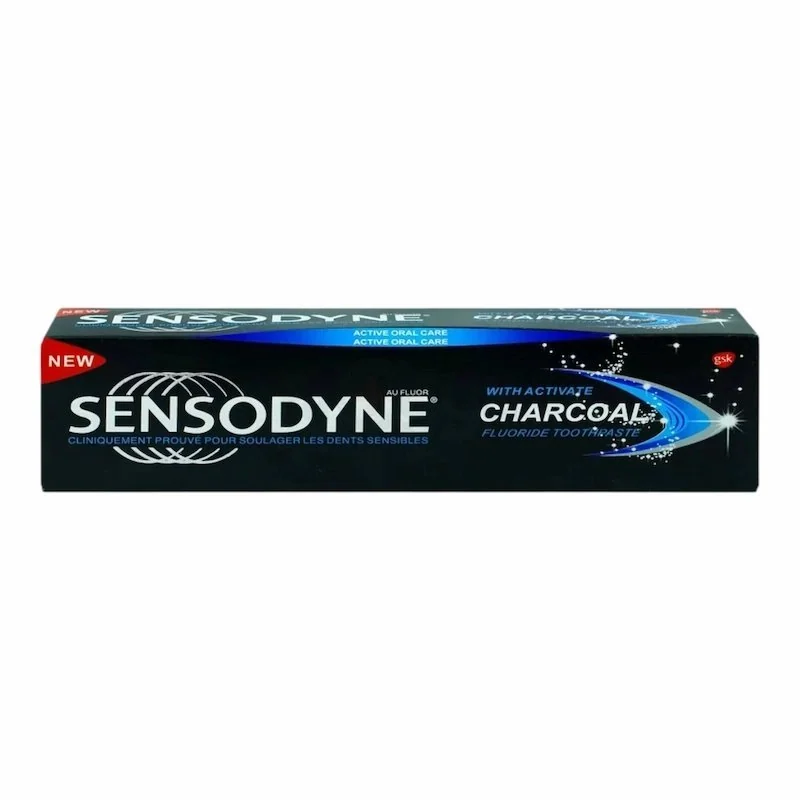Sensodyne Dentifrice Charbon Actif – Protection Fluorée 100 ml