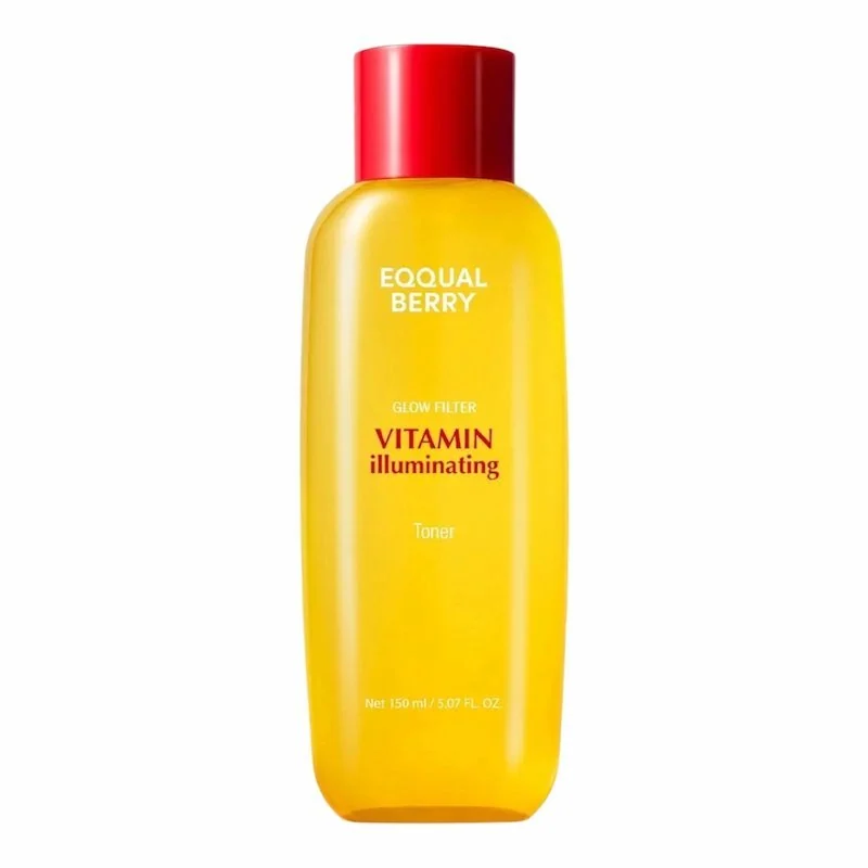 EQQUALBERRY Vitamin Illuminating Toner 150 ml – Tonique Illuminateur aux Vitamines pour un Teint Eclatant