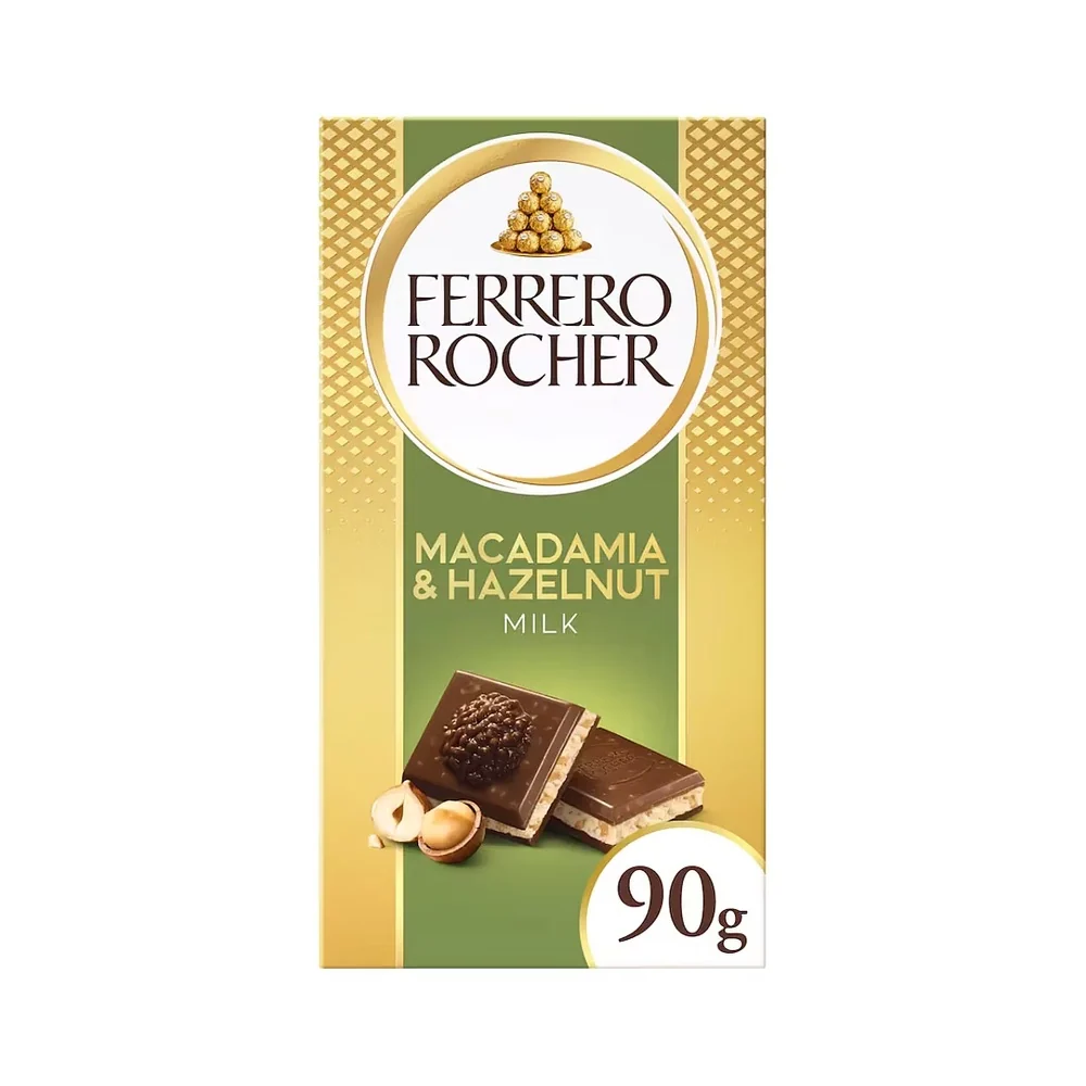 Ferrero Rocher Chocolat Lait Noisette & Macadamia 90g