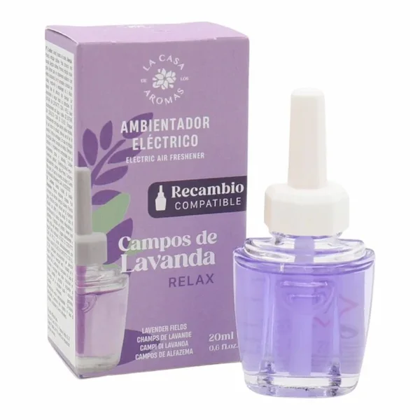 La Casa de los Aromas Recharge Diffuseur Electrique Campos de Lavanda 20 ml | Parfum Relaxant et Floral