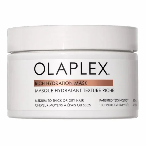 Olaplex Masque Hydratant Texture Riche 200ml – Soin Intensif pour Cheveux Moyens à Épais ou Secs