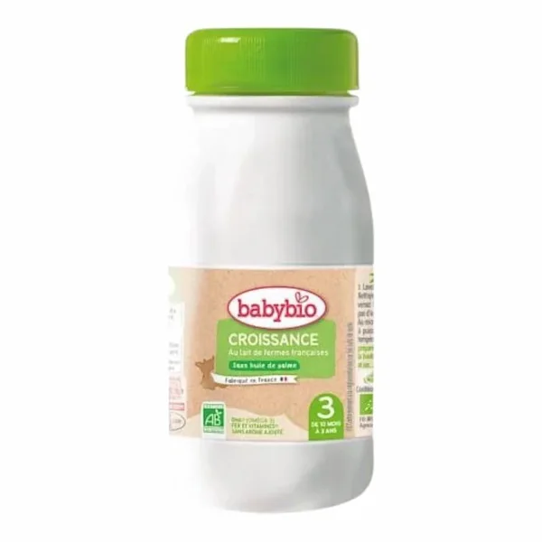 Babybio Lait Croissance Liquide – 3ᵉ Âge dès 10 Mois – 25cl