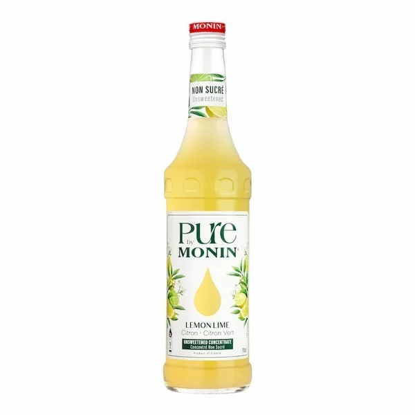 Monin – Pure by Monin Citron & Citron Vert – Sans Sucre Ajoute – 700 ml