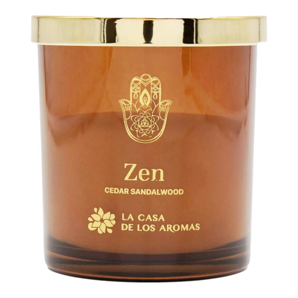 La Casa de los Aromas – Zen Bougie Parfumée – Cèdre & Santal – 150g