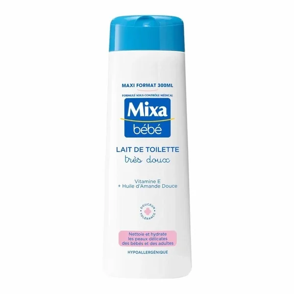 Mixa Bébé Lait de Toilette Tres Doux 300ml