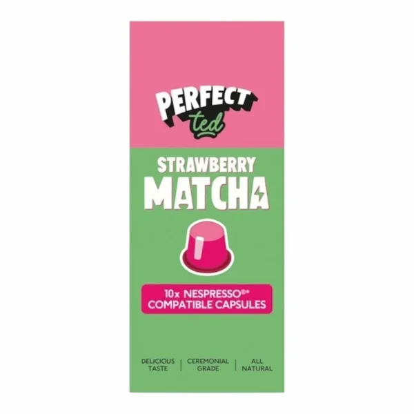 Perfect Ted Capsules Matcha Fraise – 10 Capsules