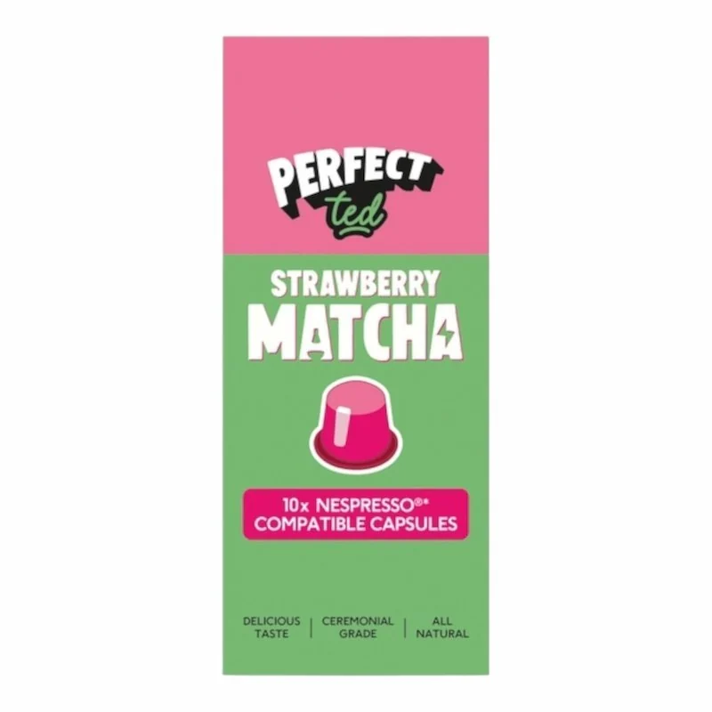 Perfect Ted Capsules Matcha Fraise – 10 Capsules