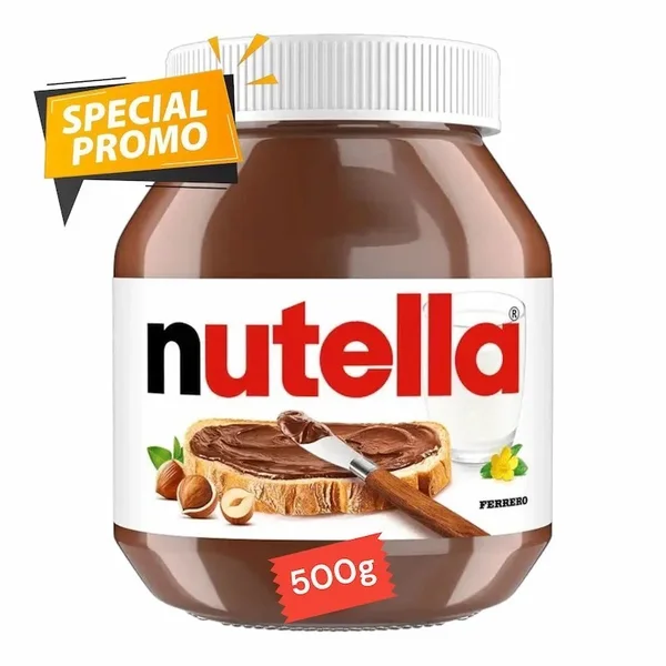 Nutella Pate à Tartiner aux Noisettes et Cacao – 500 g