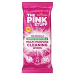 The Pink Stuff Lingettes Nettoyantes Antibactériennes Biodégradables 72 pièces – Nettoyage Rapide & Hygiénique