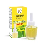La Casa de los Aromas Recharge Diffuseur Electrique Citronella Power 20ml – Anti Moustiques & Parfum Citronnelle