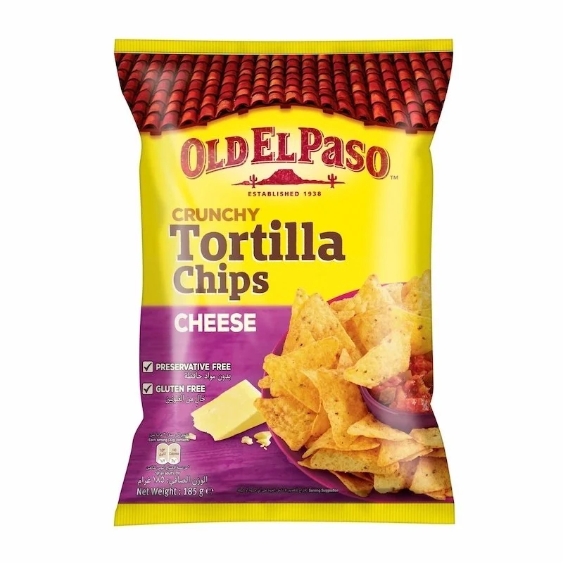 Old El Paso Tortilla Chips Saveur Fromage – 185 g