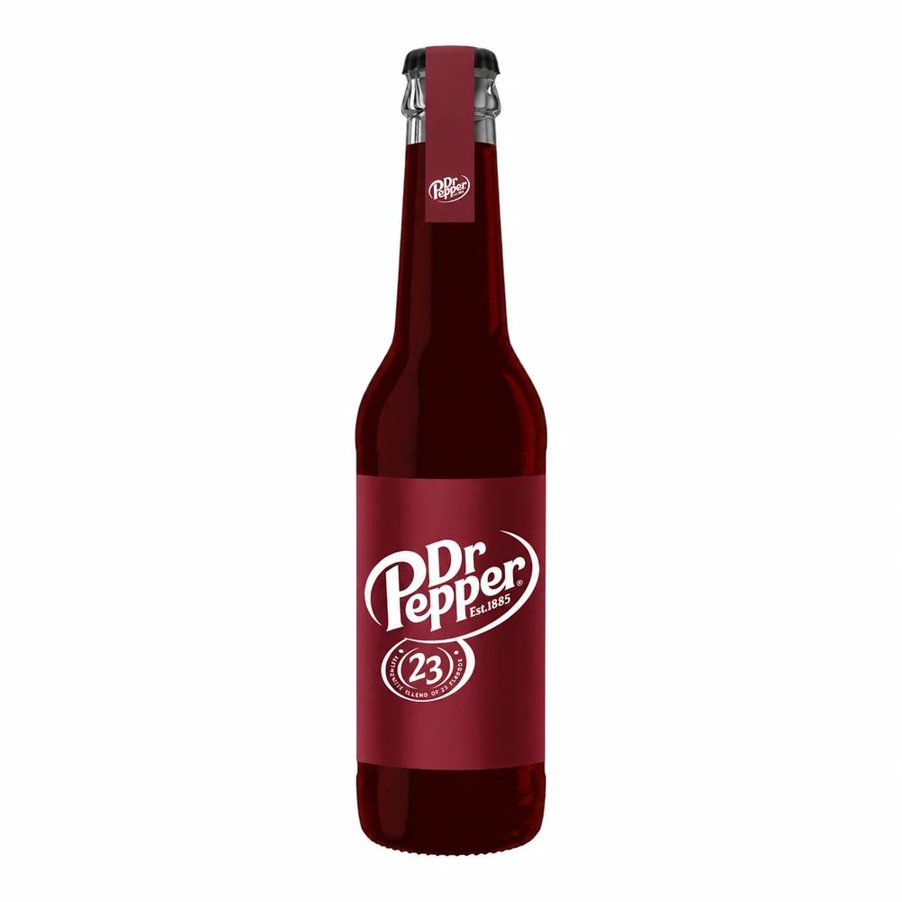 Dr Pepper Bouteille en Verre 275ml – Boisson Gazeuse aux 23 Saveurs Originales