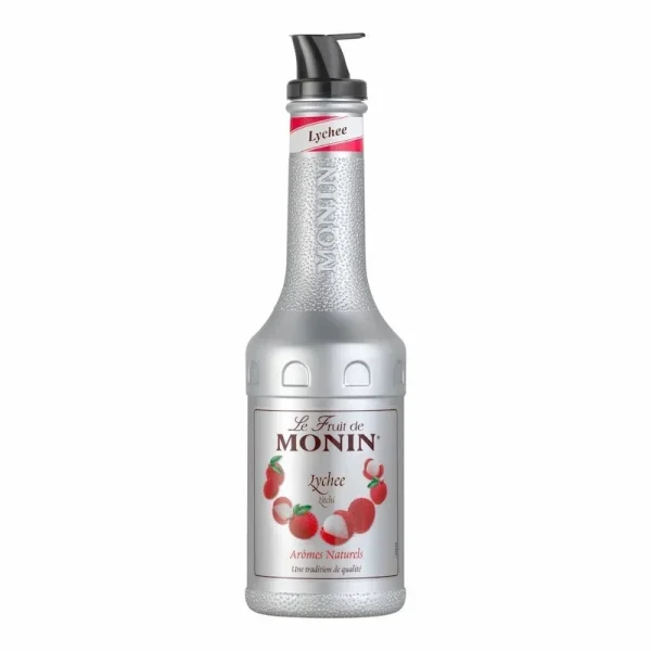 Monin – Le Fruit de Monin Lychee 1L – Préparation Fruitée Pour Cocktails
