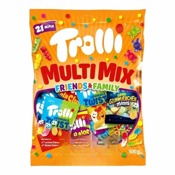 Trolli Multi Mix 430g – Bonbons Gélifiés Assortis & Fun