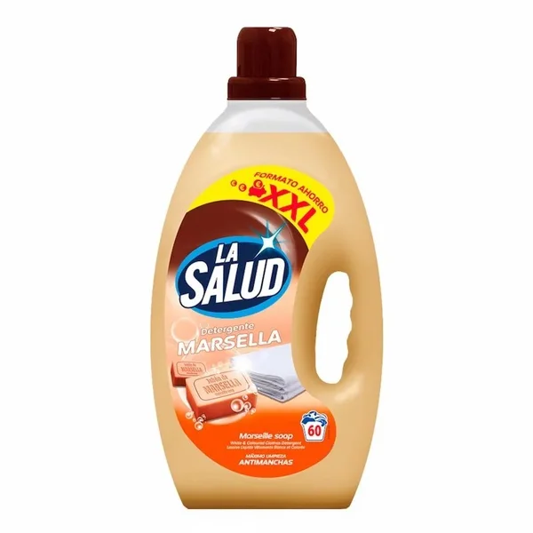 LA SALUD Détergent Liquide Savon Marseille 60 Lavages 4L