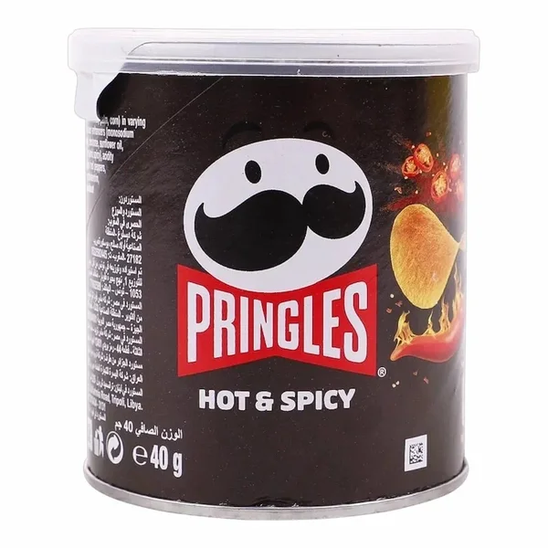 Pringles Hot & Spicy 40 g – Chips Croustillantes et Épicées