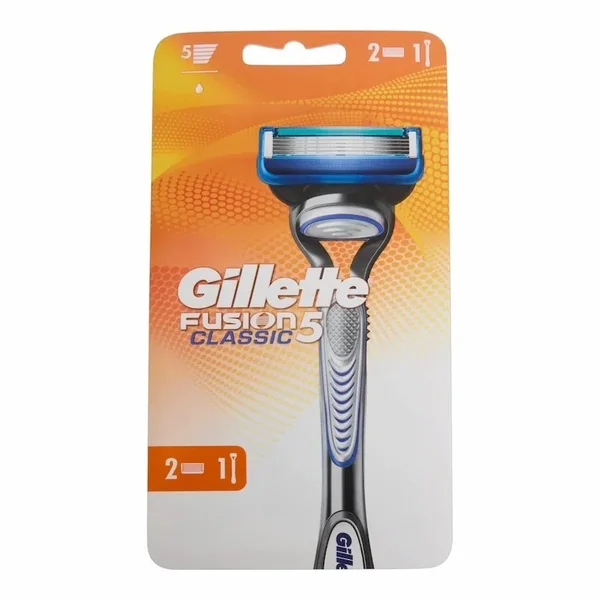Gillette Fusion5 Classic – Rasoir Homme 2 Pièces – Rasage Précis & Confort Durable