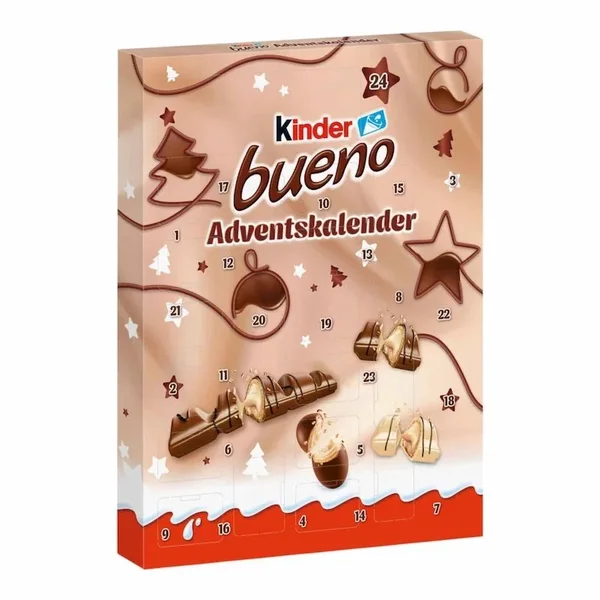 Ferrero Kinder Bueno Advent Calendar 181g – Calendrier de l’Avent Kinder Bueno Édition Spéciale