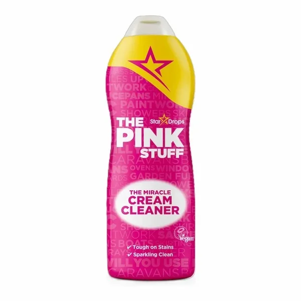 The Pink Stuff Nettoyant Creme Miracle 500 ml | Nettoyant Multi Surfaces Puissant Anti Taches