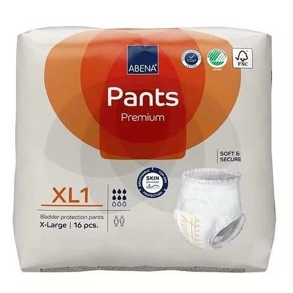 ABENA Pants Premium XL1 – 16 pièces