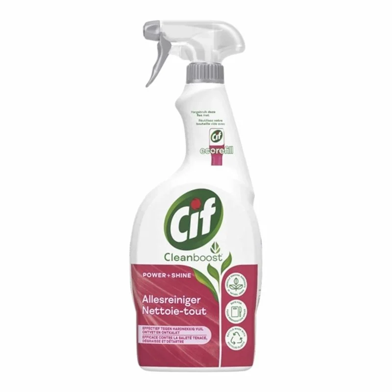 Cif Cleanboost Spray Nettoyant Multi-Usages Power & Shine – 750 ml
